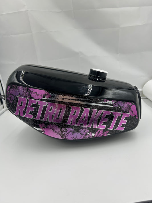 Retro Rakete Tank/Seitendeckel NEU