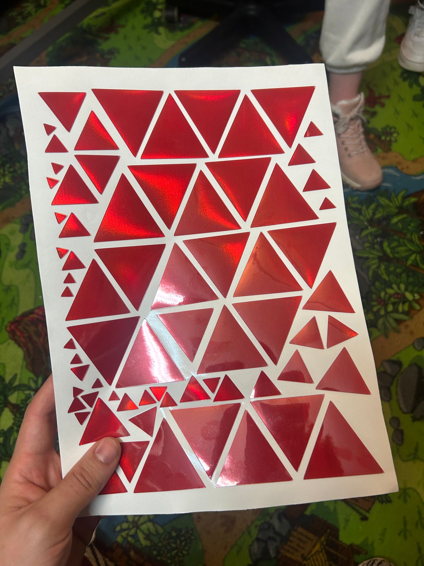 Felgenaufkleber Dreiecke