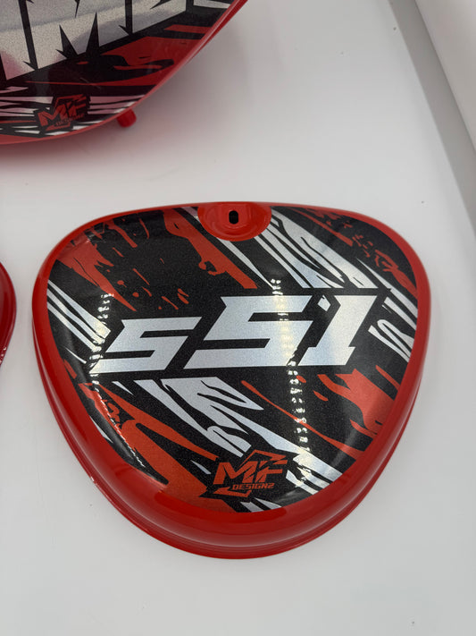 SIMME STRIPES TANK/SEITENDECKEL NEU