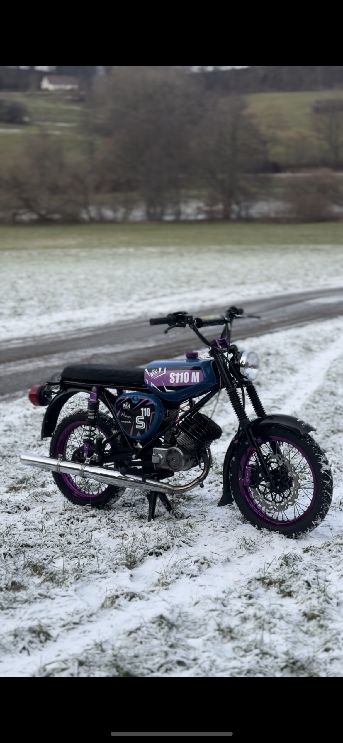 Full Custom Simson S 50/51 und S 53 Design Tank und Seitendeckel
