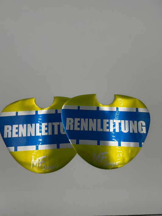 RENNLEITUNG AUFKLEBER