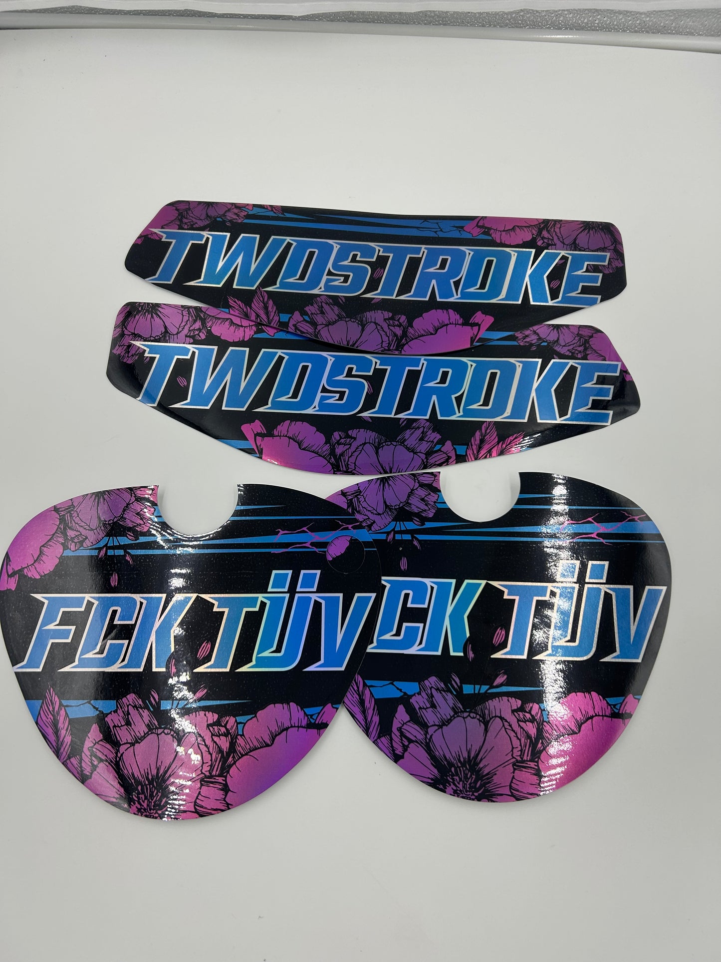 Twostroke Rose Aufkleber