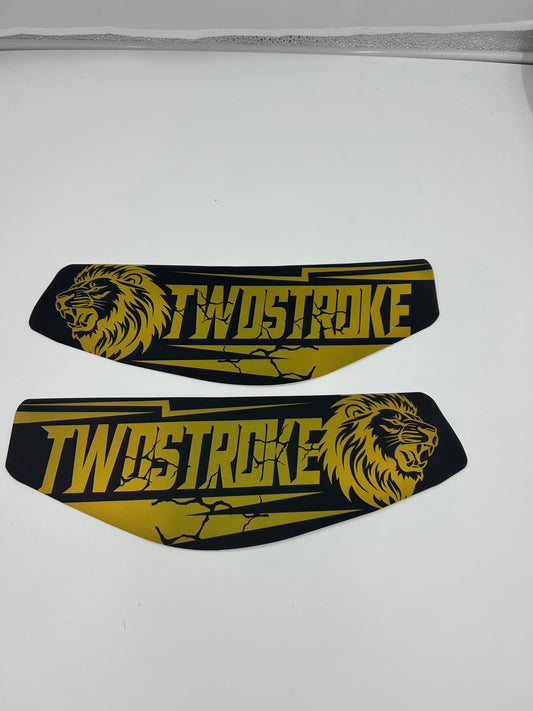 Simson S50/51 Aufkleber Chrom Matt