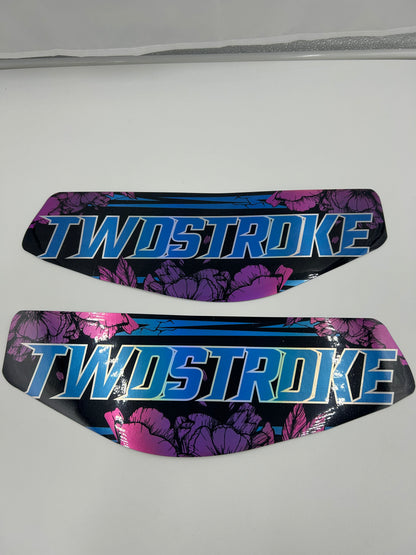 Twostroke Rose Aufkleber