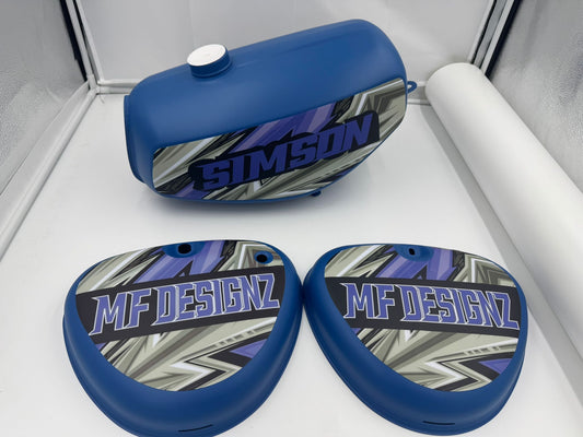 SIMSON TANK/SEITENDECKEL NEU