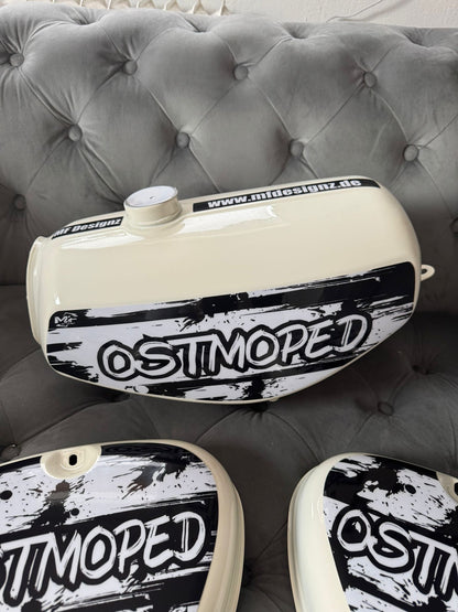 OSTMOPED Tank / Seitendeckel NEU