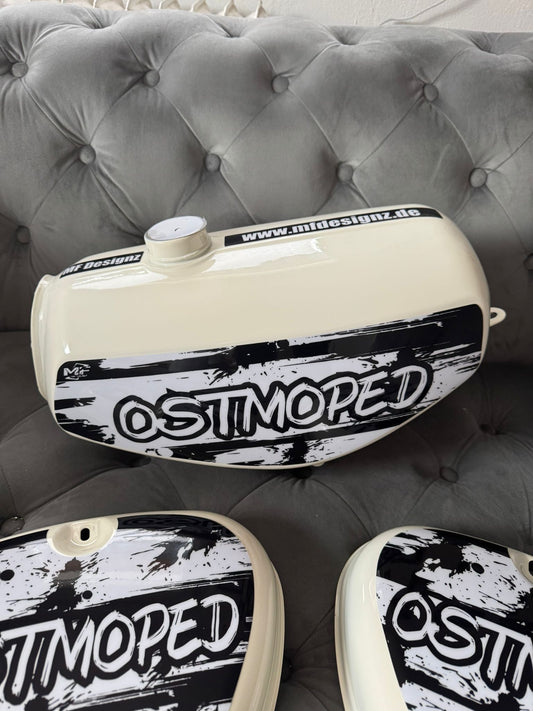 OSTMOPED Tank / Seitendeckel NEU