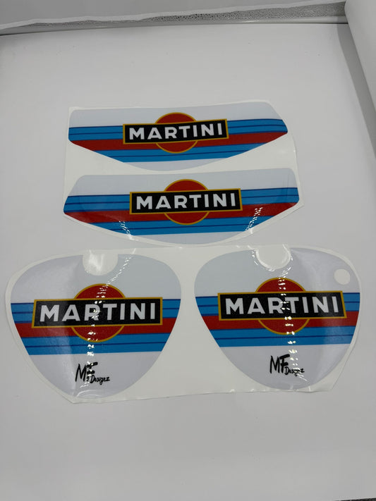 Martini Aufkleber Standart Glitzer