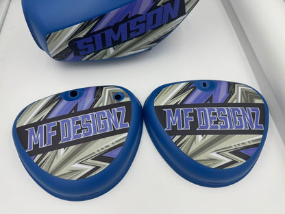 SIMSON TANK/SEITENDECKEL NEU