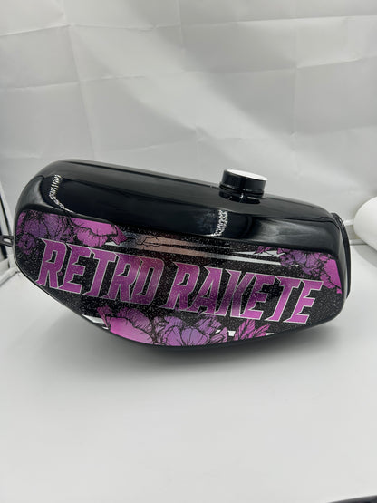 Retro Rakete Tank/Seitendeckel NEU