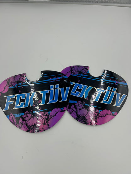 Twostroke Rose Aufkleber