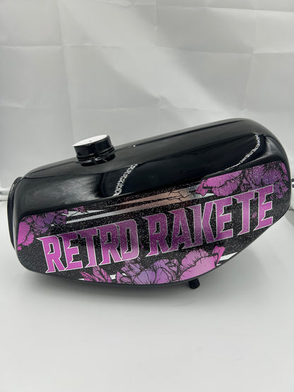 Retro Rakete Tank/Seitendeckel NEU