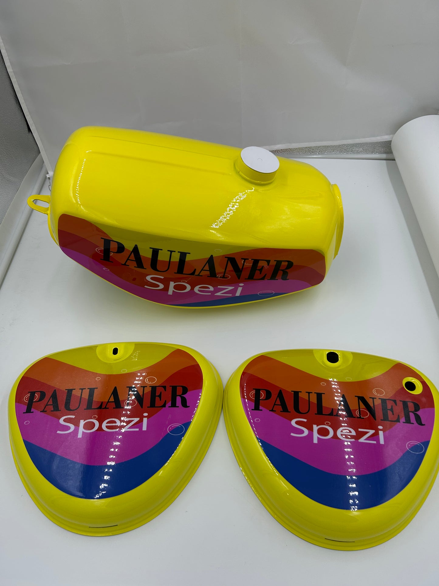 Paulaner Tank / Seitendeckel NEU