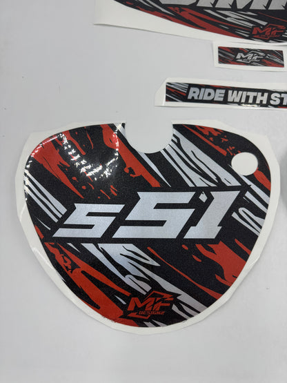 SIMME STRIPES AUFKLEBER