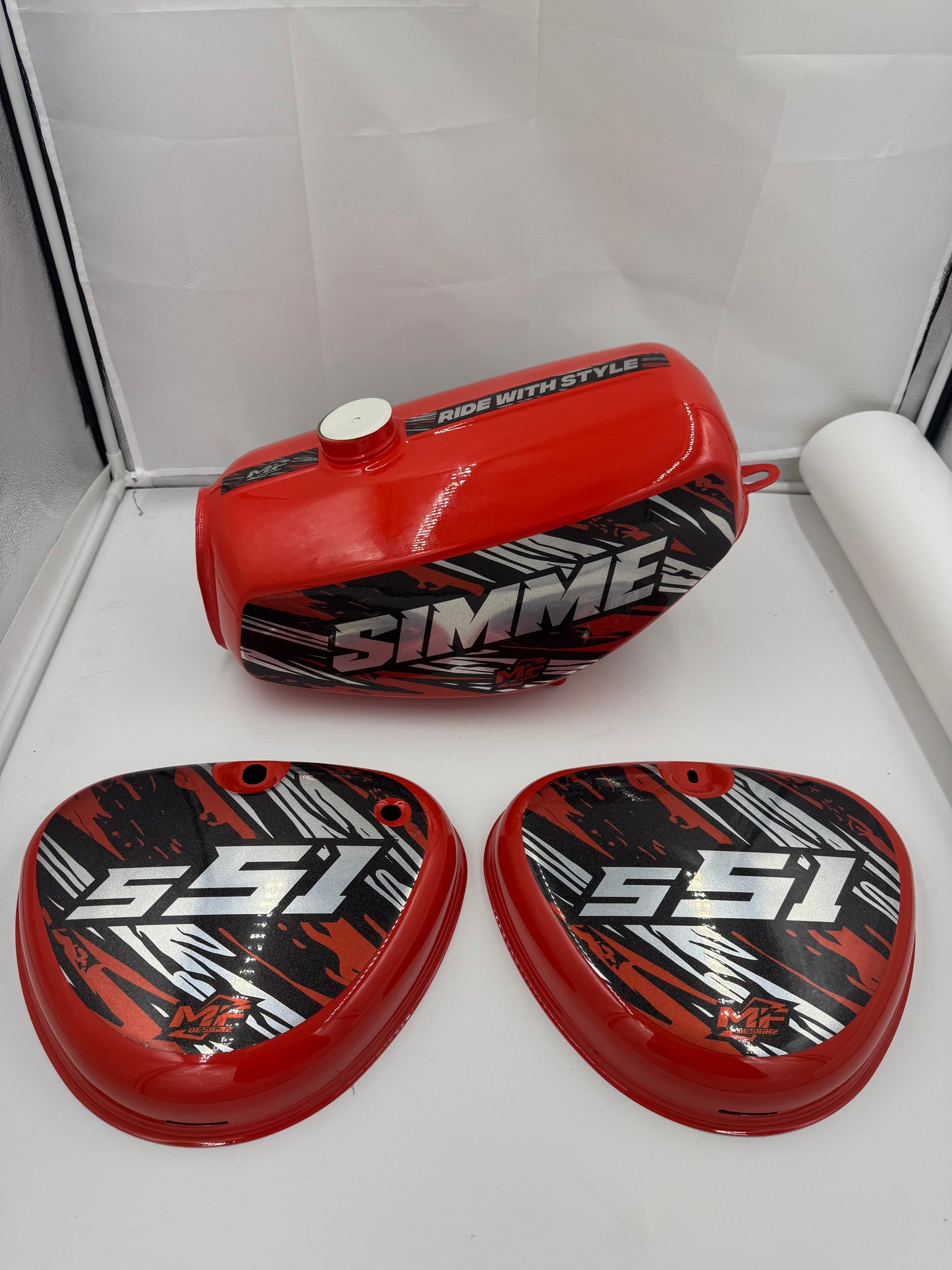 SIMME STRIPES TANK/SEITENDECKEL NEU