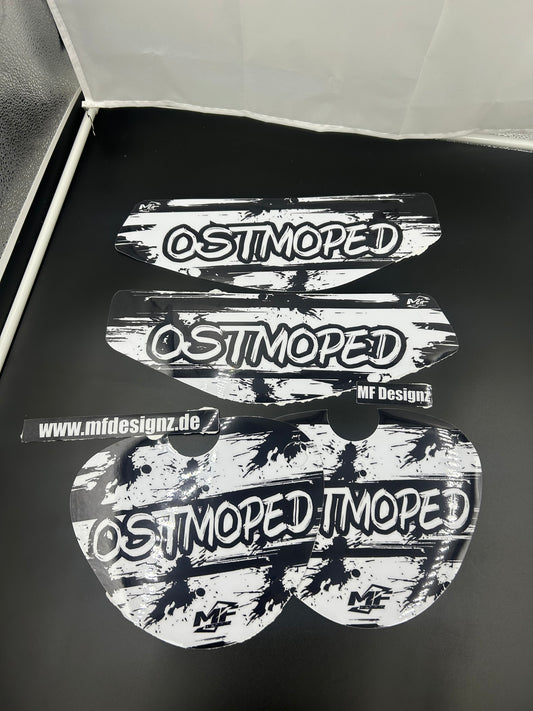 OSTMOPED AUFKLEBER
