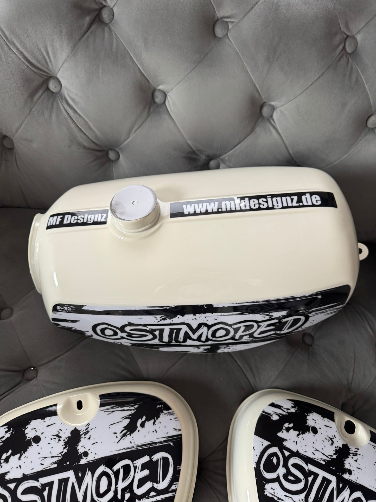 OSTMOPED Tank / Seitendeckel NEU