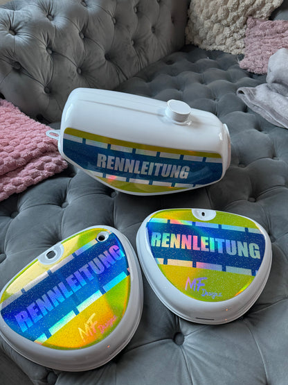 RENNLEITUNG Tank / Seitendeckel NEU