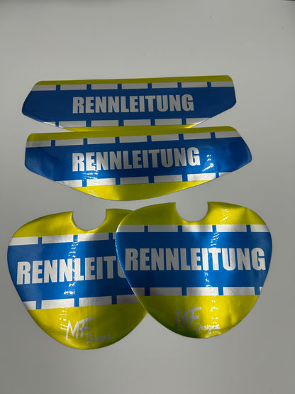 RENNLEITUNG AUFKLEBER