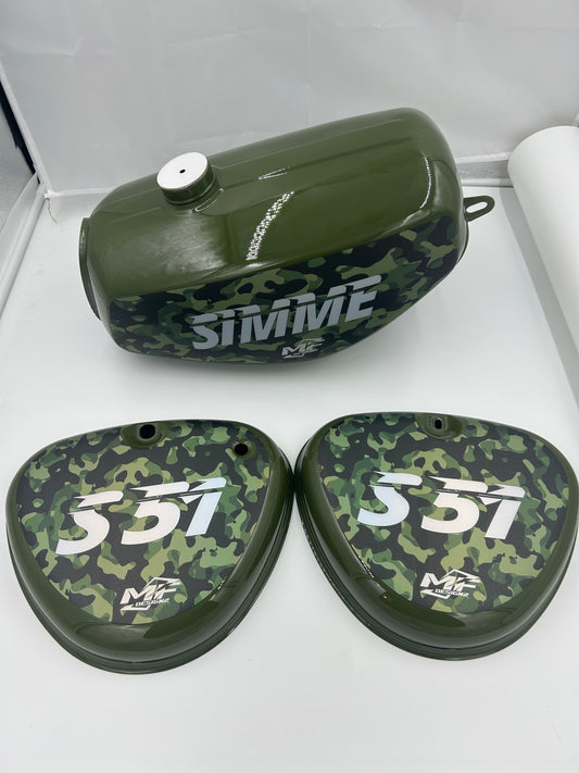 Camouflage TANK/SEITENDECKEL NEU