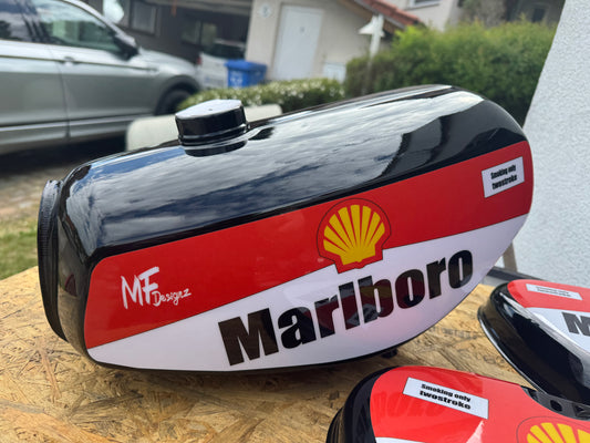 Marlboro Tank / Seitendeckel NEU