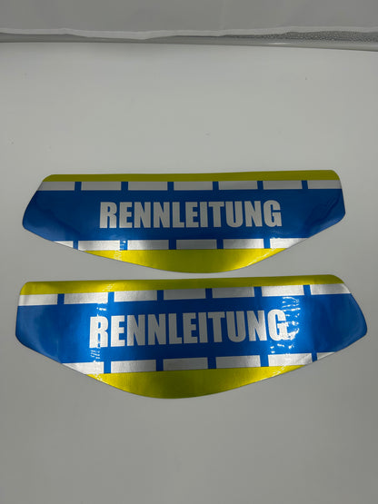 RENNLEITUNG AUFKLEBER
